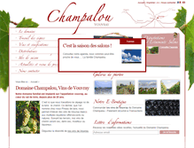 Tablet Screenshot of champalou.com